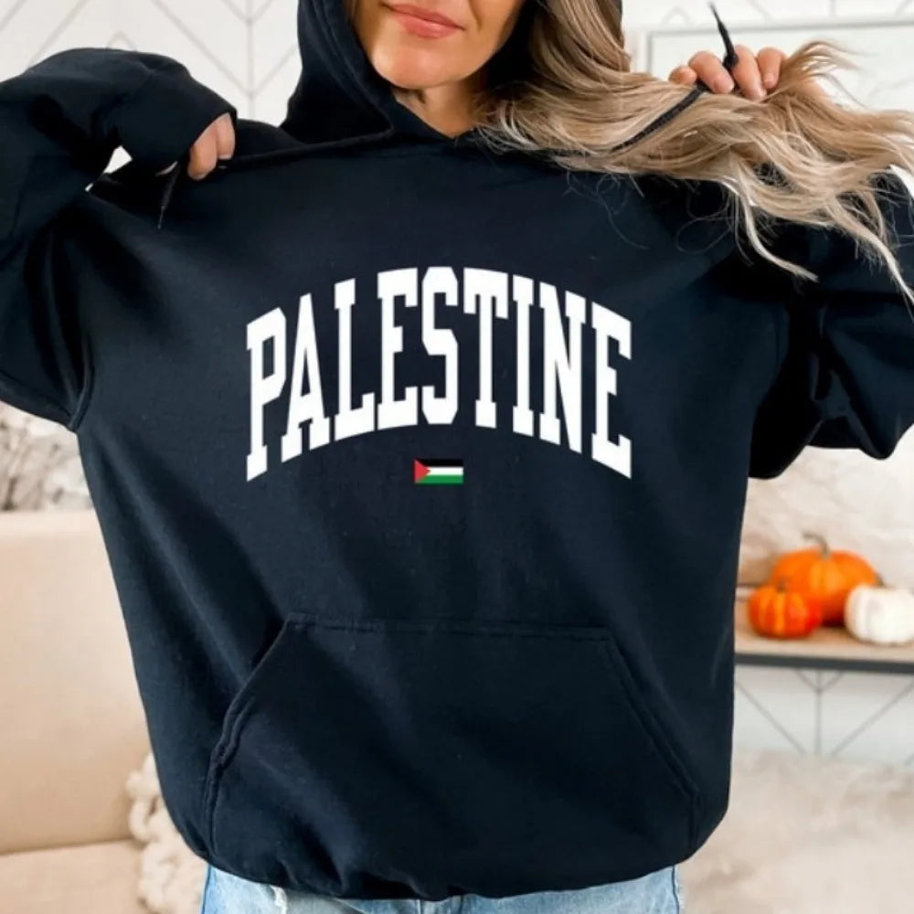 PALESTINE Sweatshirts Varsity Palestine Hoodie Daily Life Palestinians Streetwear Men Women Modern and Trendy Casual Hoodies
