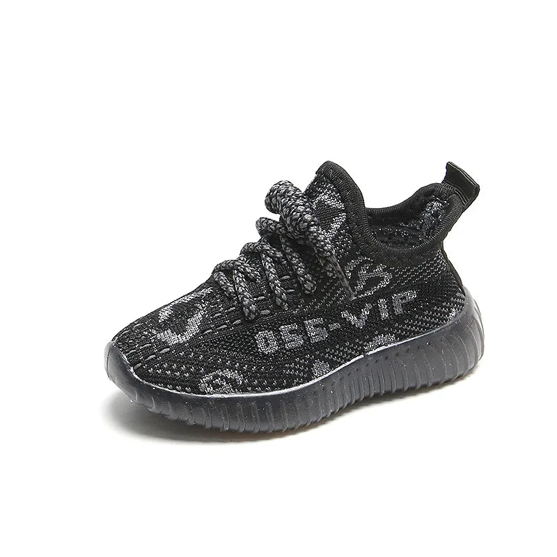 Children's sneakers new four seasons boys and girls running shoes Korean version of the kids children mesh soft bottom shoes