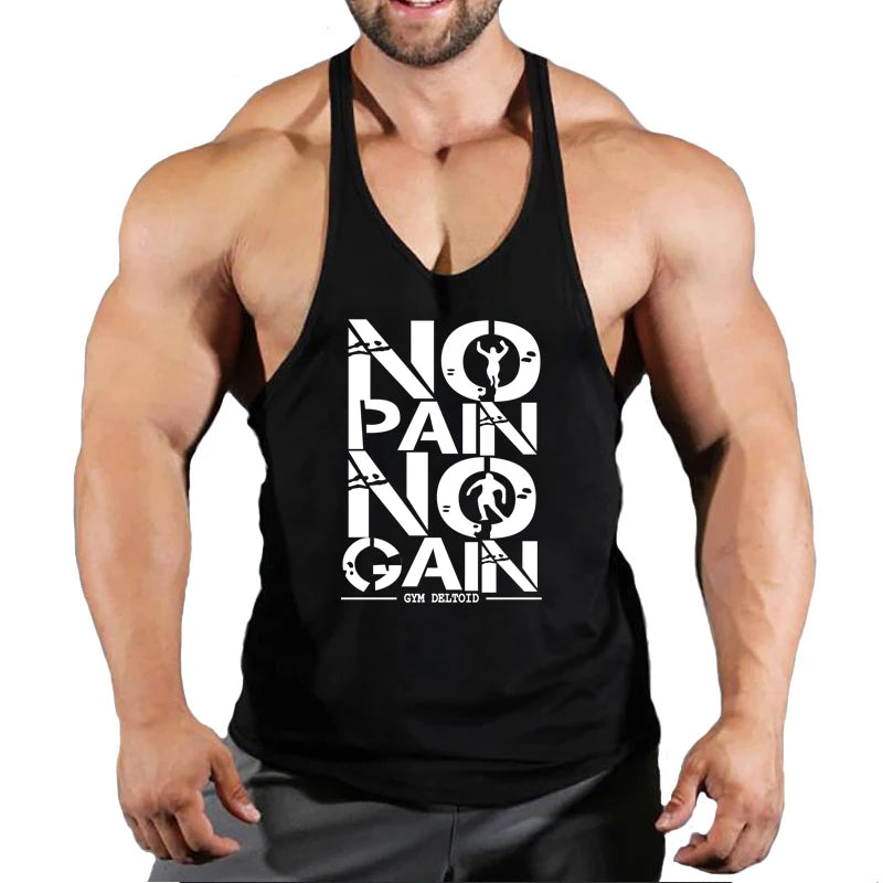 Gym Clothing Mens Bodybuilding Hooded Tank Top Cotton Sleeveless Vest Sweatshirt Fitness Workout Sportswear Tops Male Suspenders