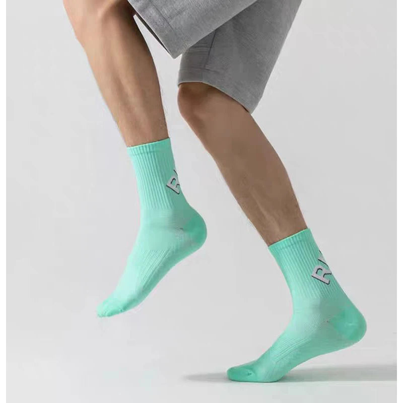 1 Pair Of Running Socks For Men And Women, Short Tube Towel Bottom Sports, Low Top Marathon, Fitness Basketball Pressure Socks