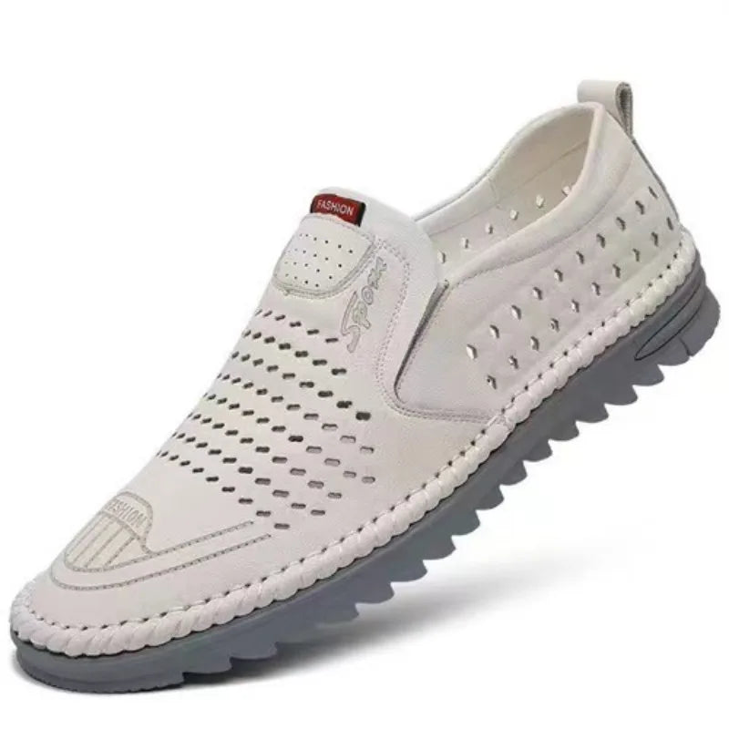 Men Loafers Lightweight Men's Driving Shoes Brand Anti-Slip Comfortable Flat Shoes Designer Rubber Sole Breathable Shoes