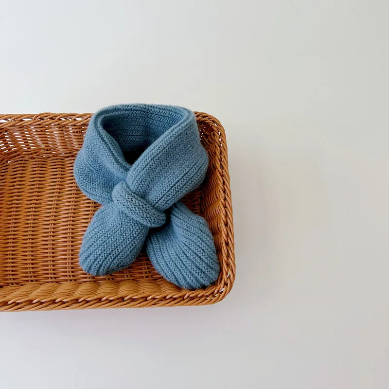 Children's Scarf 1-5 Y Winter Korean Version Warm Knitting Boys and Girls Scarfs Baby Kids Scarves Wholesale