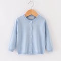 Baby Knitted Cardigan Sweater For Toddler Boys Girls Solid O‑Neck Long Sleeve Knit Outerwear Kids Spring Fall Warm Soft Coat