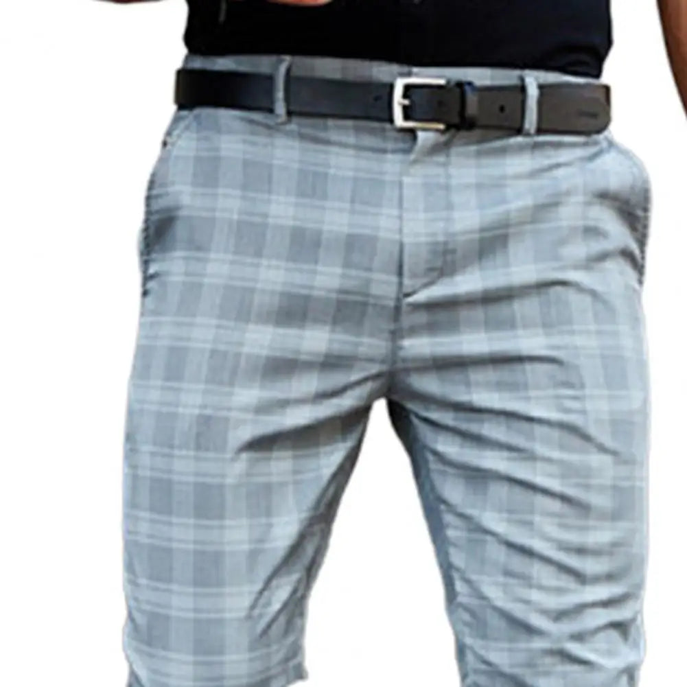 2025 Men Trousers Plaid Loose Autumn Winter Vintage Checkered Pants Men's Fashion Slim Fit Plaid Casual Pants Long Pencil Pants