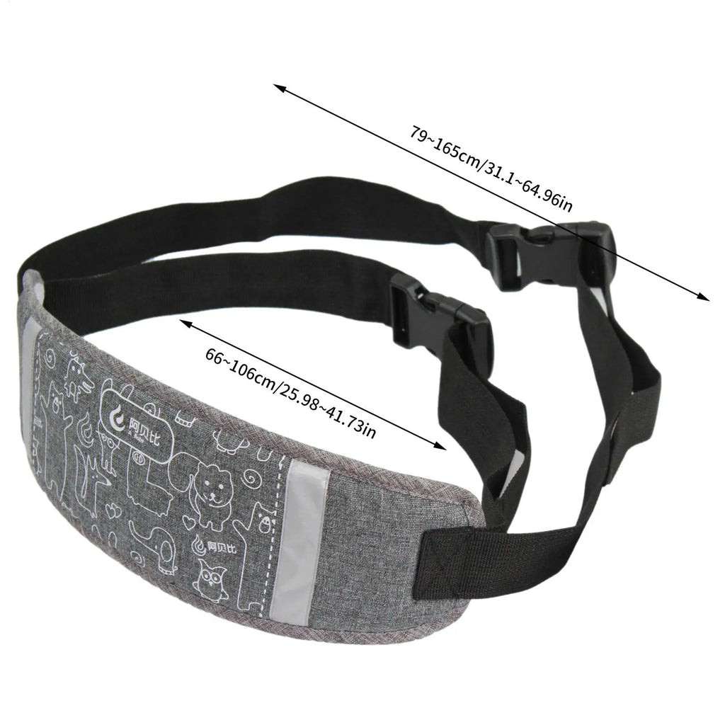 Kids Motorcycle Harness Non-Slip Children Seat Belt Adjustable Scooter Safety Belt With Reflective Driver Belly Strap For Riding