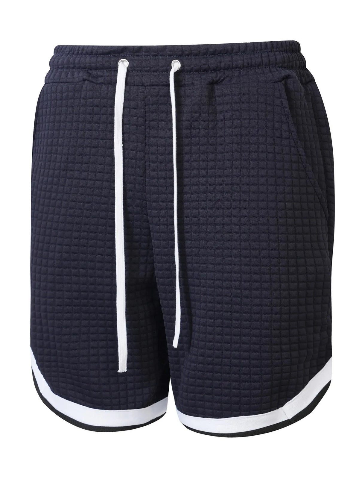 Men's Fashion Sports Shorts Casual Vacation Waffle Weave Shorts Casual Breathable Athletic Shorts Comfortable Breathable Garment
