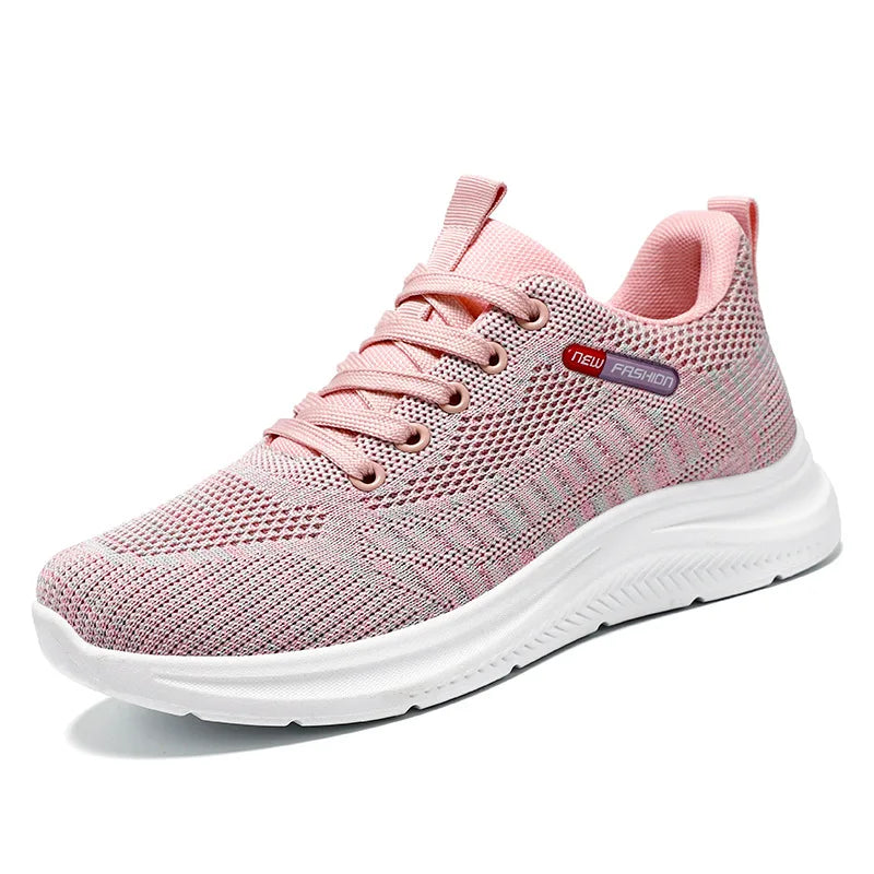 Women's 2024 Spring and Autumn New Knitted Women's Shoes Shoes Soft Sole Casual Sports Shoes for Women sneakers