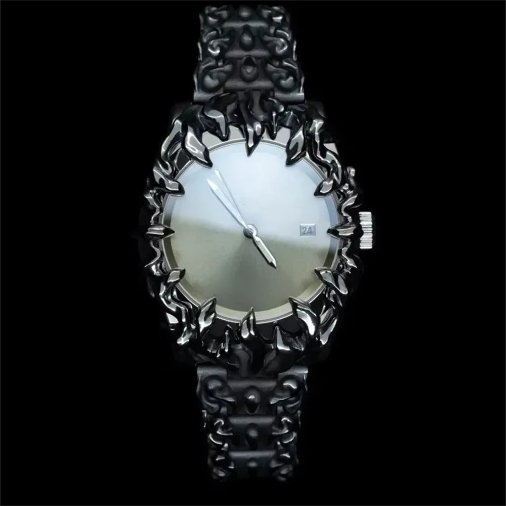 fashion heterosexual claw watch alabaster style retro Y2K European American watches special shaped advanced ins niche watches