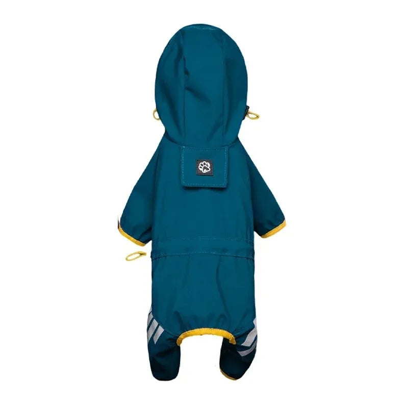 Pet Dog Reflective Waterproof Raincoat Pet Clothes Chihuahua Rain Coat Small Medium Dogs Puppy Jumpsuit Raincoat Pet Clothing