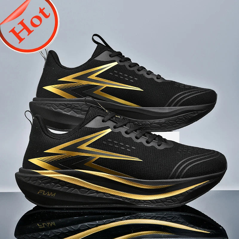 Sports Running Shoes Speciality Marathon Men Breathable Lightweight Carbon Board Women's Comfortable Athletic Nonskid Sneakers