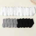 20 Pairs/Lot Baby Short Socks Kids Girls Boys Soft Cotton Basic Sock Solid Children Socken For 0-3Years