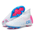 Men/Women Professional Soccer Cleats Anti-slip FG Studded Football Boots Breathable High-Top Training Shoes