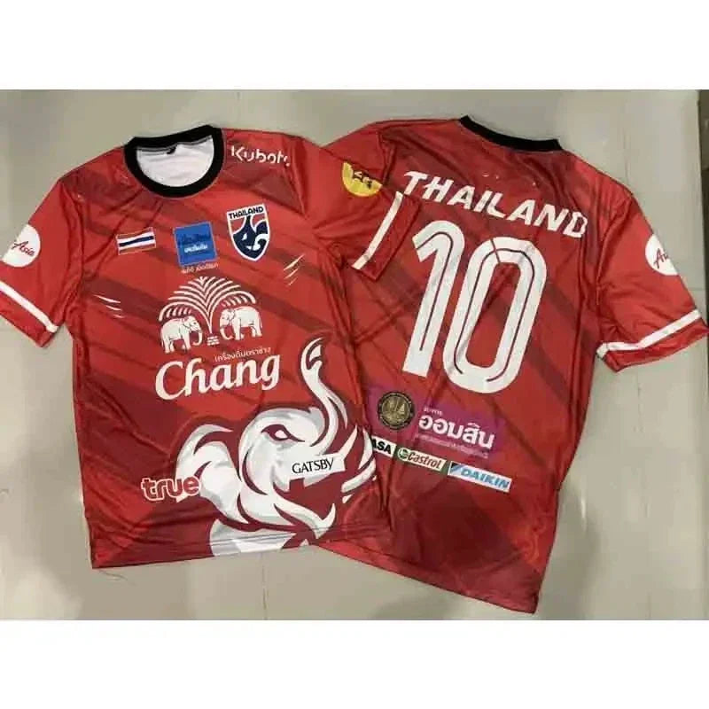 For Adults and Children, Thai War Elephant Print High Quality T-shirt Crewneck Racing Shirt Quick Drying Sports Fan Is New on Th