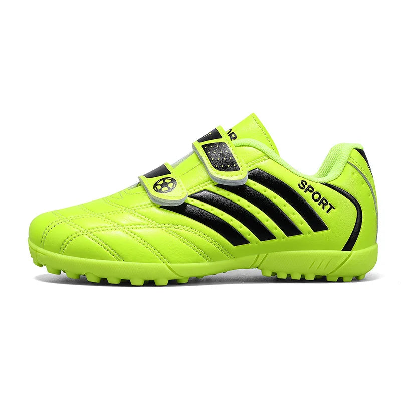 Hot Sale Children Soccer Shoes Sports Society Field Boy Football Shoes Futsal Fast Indoor Sneaker Cleats Football Boots Kids