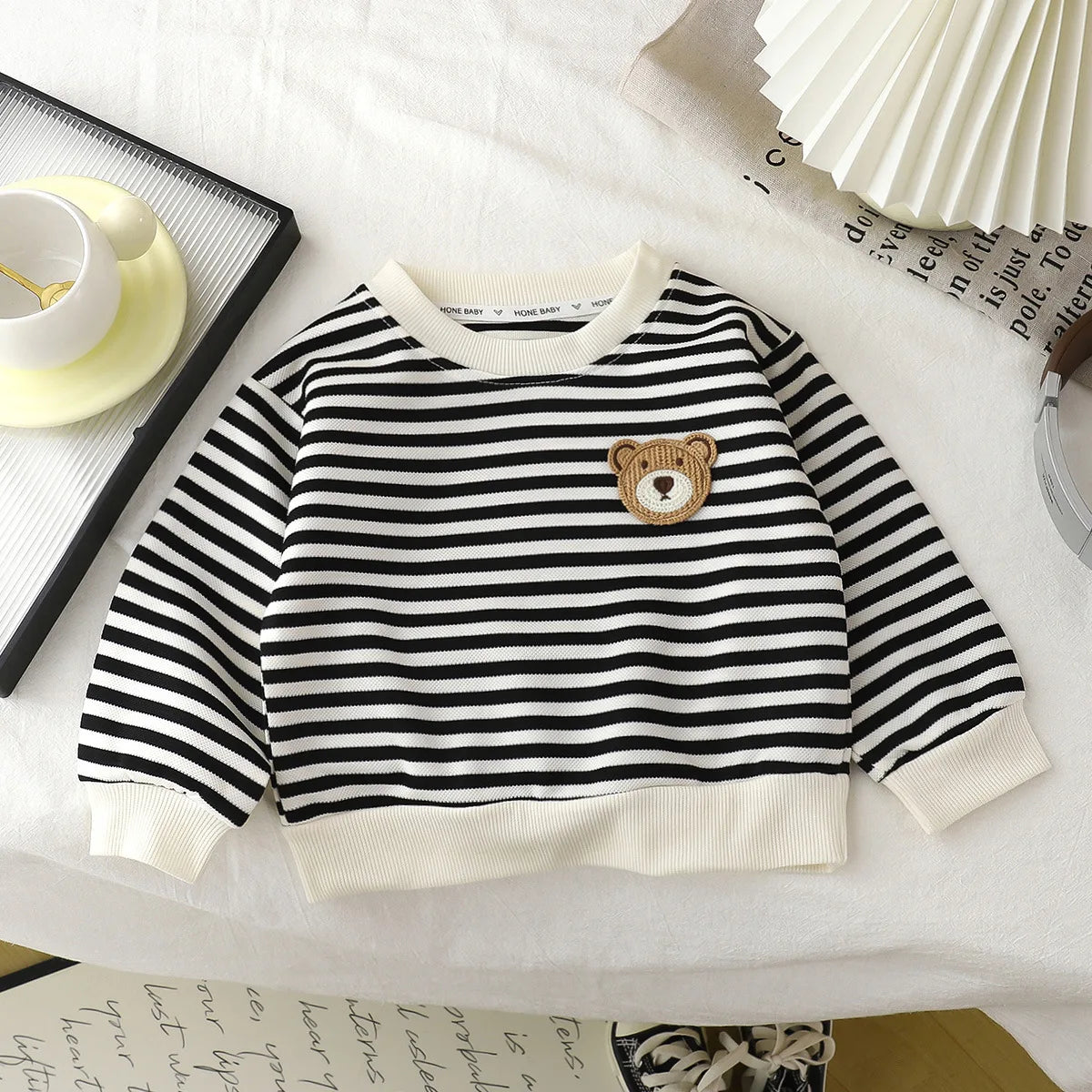 Children's Sweatshirt Kids Clothes Boys Girls T-shirt Elastic Sweater Long Sleeve Pullover Tops Baby Children Clothing
