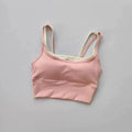 Sports Underwear Bras Top Women's Shockproof Running Gathering Fitness and Breasts Wearing Yoga Quick-drying Suspender Vests