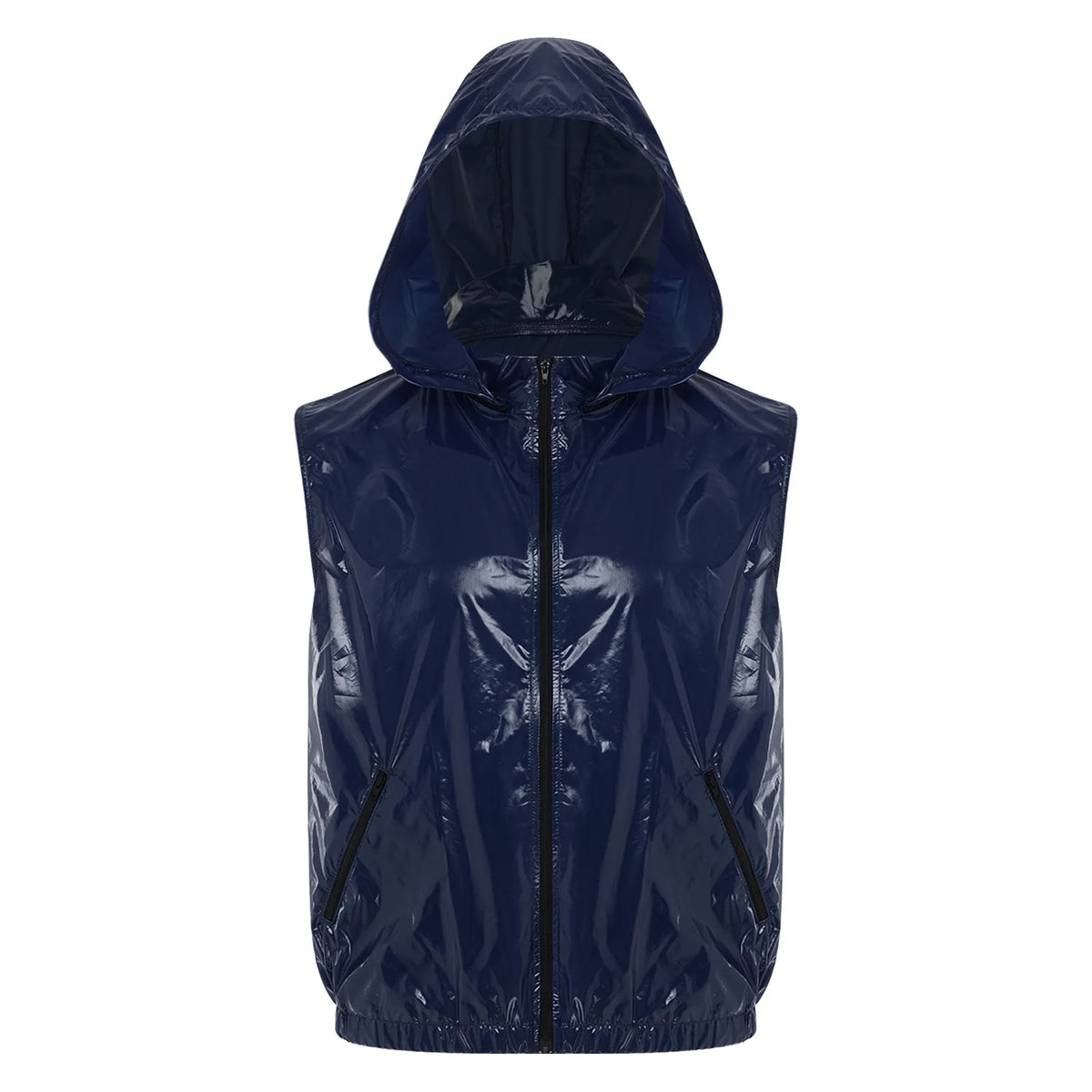 Mens Waterproof Hooded Jacket Tops Breathable Raincoat Waterproof Windproof Outdoor Biking Fishing Jacket Hood Outerwear