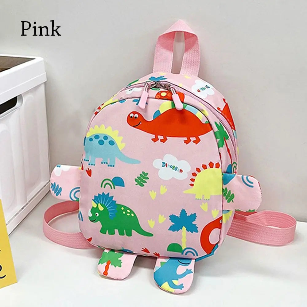 Children Boys Girls Nylon Cartoon Dinosaur  Backpacks Kindergarten Schoolbag School Bags Kid Backpack