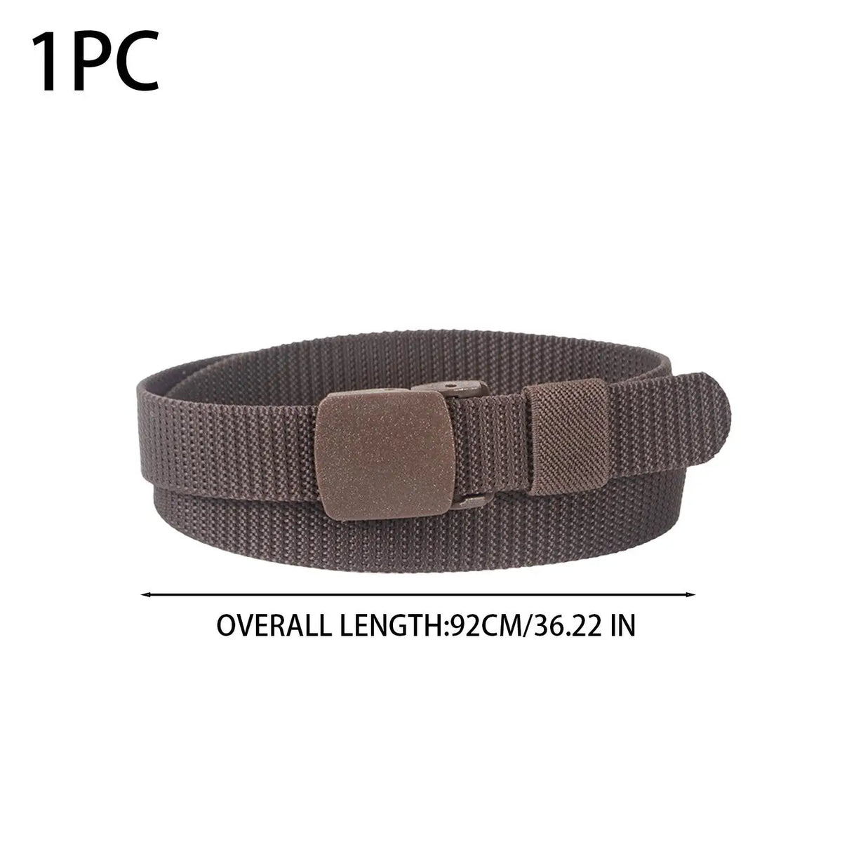 New 92cm Belts for Children Military Unisex Canvas Automatic Buckle Fashion Solid Colors Nylon Outdoor Tactical Canvas Belts