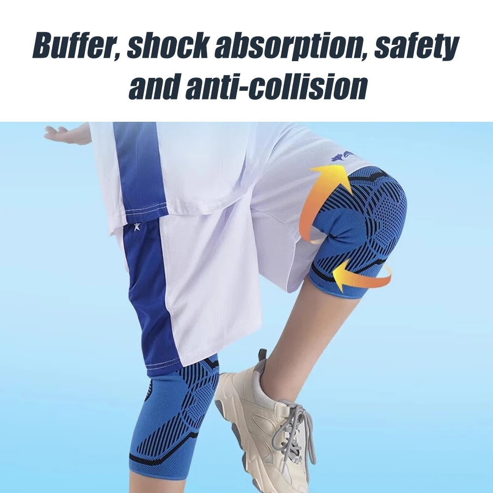 Kids Knee Brace Support, Knee Pads, Youth Knee Compression Sleeve for Running Tennis Basketball Volleyball Gymnastics Sports