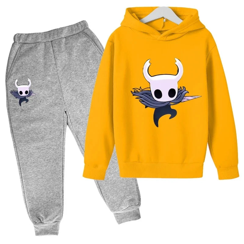 children Fashion New Popular Hot game Hollow Knight kids Hoodies  Personality Anime Hoodie Harajuku Sweatshirts boy hoodie sets