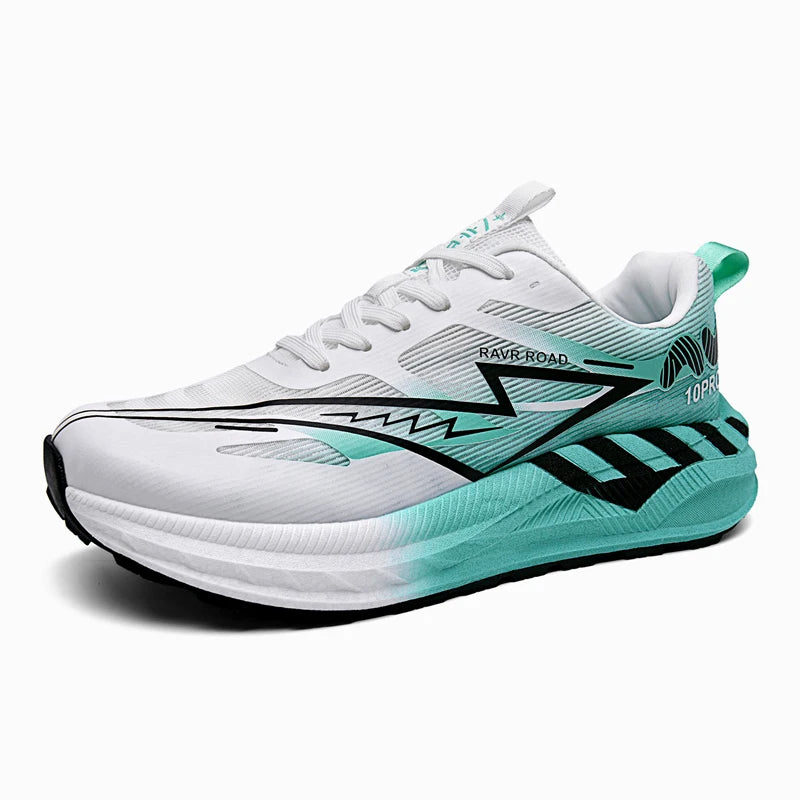 Men Sports Shoes Wide Toe Box Running Sneakers Women Thick Soled Anti Slip Cushion Shock-absorbing Training Carbon Plate Shoes