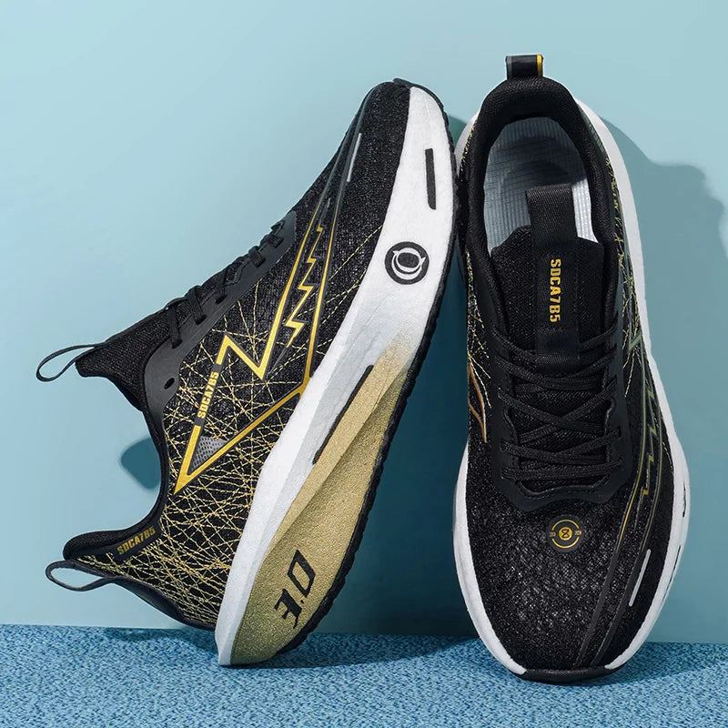 Men Running Shoes Carbon Board Marathon Speciality Sports Breathable Lightweight Women's Comfortable Athletic Sneakers