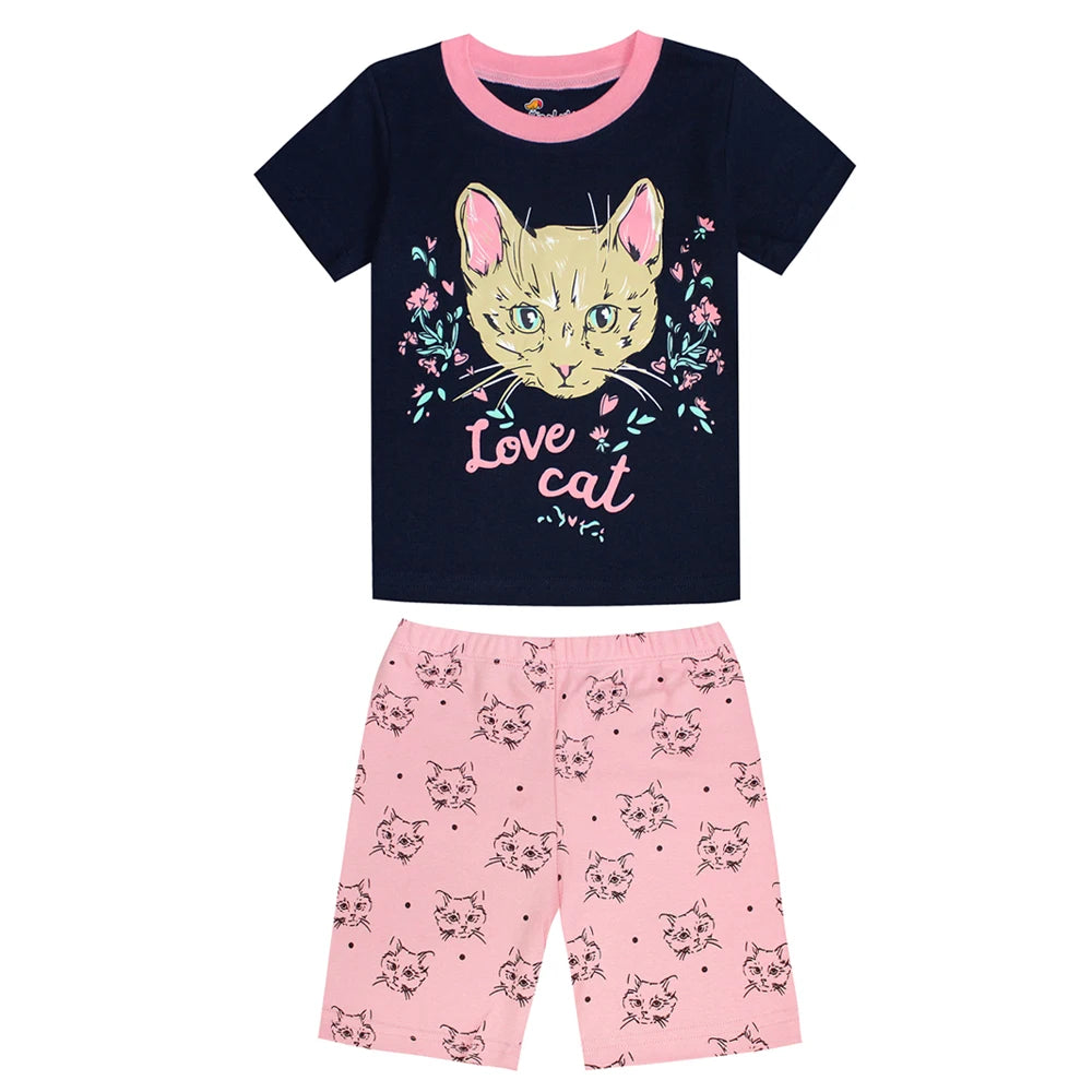 Toddler Baby Boy Pajamas Sets Summer Cotton Children Pyjama Short Cute Airplane Cars Pj for Kids Clothes 2 to 3 4 5 6 7 8 Years