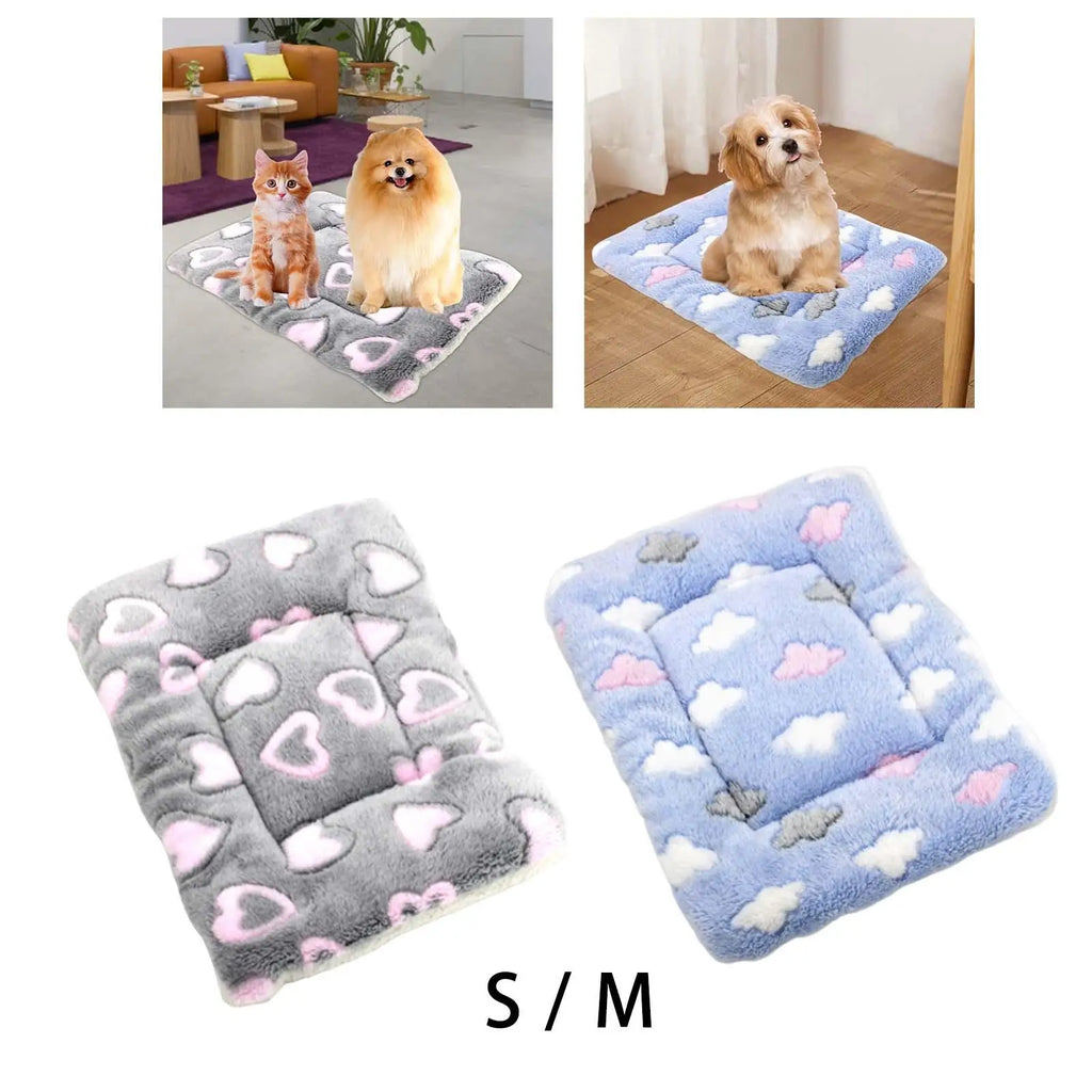 Dog Bed Mat Cat Bed Mat, Pet Bed Mat, Heated Fleece Blanket, Pet Mat
