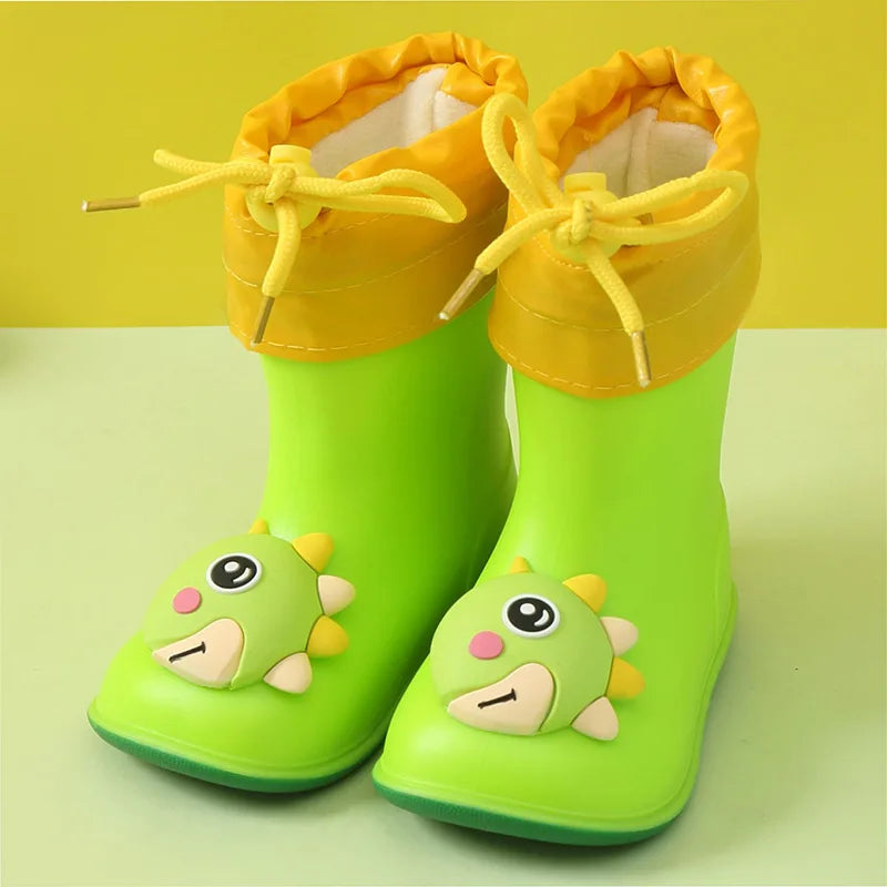 New Girl Rainboots Classic Waterproof Children Shoes Kids Rain Boots PVC Rubber Boots Kids Baby Water Shoes Boy Rain Boots kids