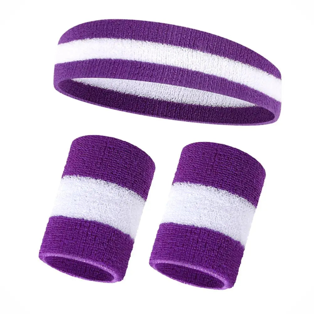 Sweat Band Headband Wristbands Hot Athletic Warm Headscarf Towel Headband Sports Equipment For Basketball, Tennis, And Badminton