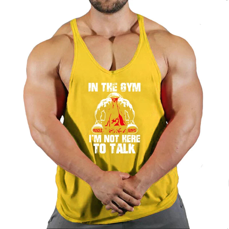 Summer New Men's Casual Muscle Tank Top Cotton Underwear Sleeveless Solid Breathable Round Neck Outdoor Fitness Tank Top Vest