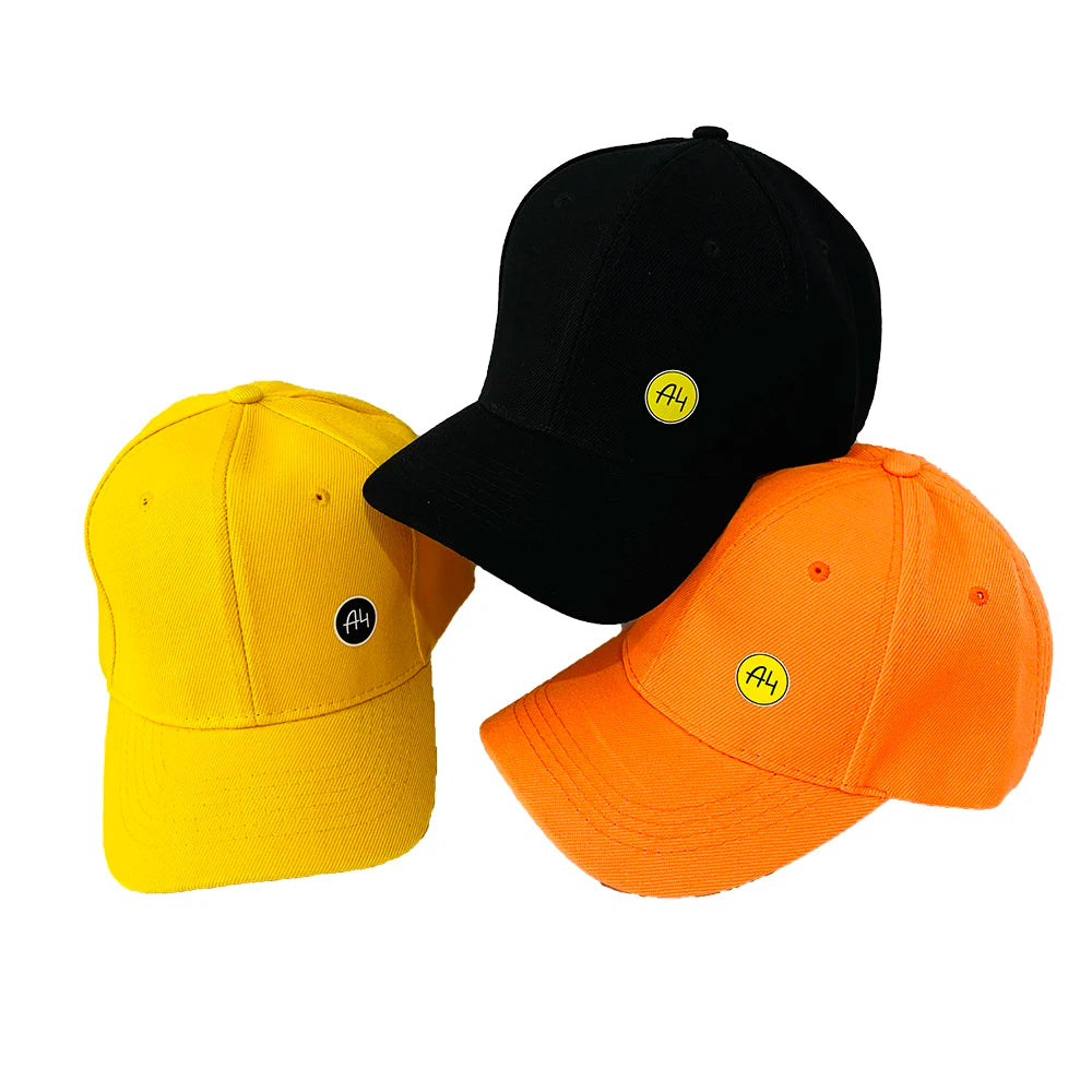 Kids Hat with Classic Small A4 Logo Boys Girls Fashion Peaked Cap Sunhat with Vlad A4 Bymaga Logo
