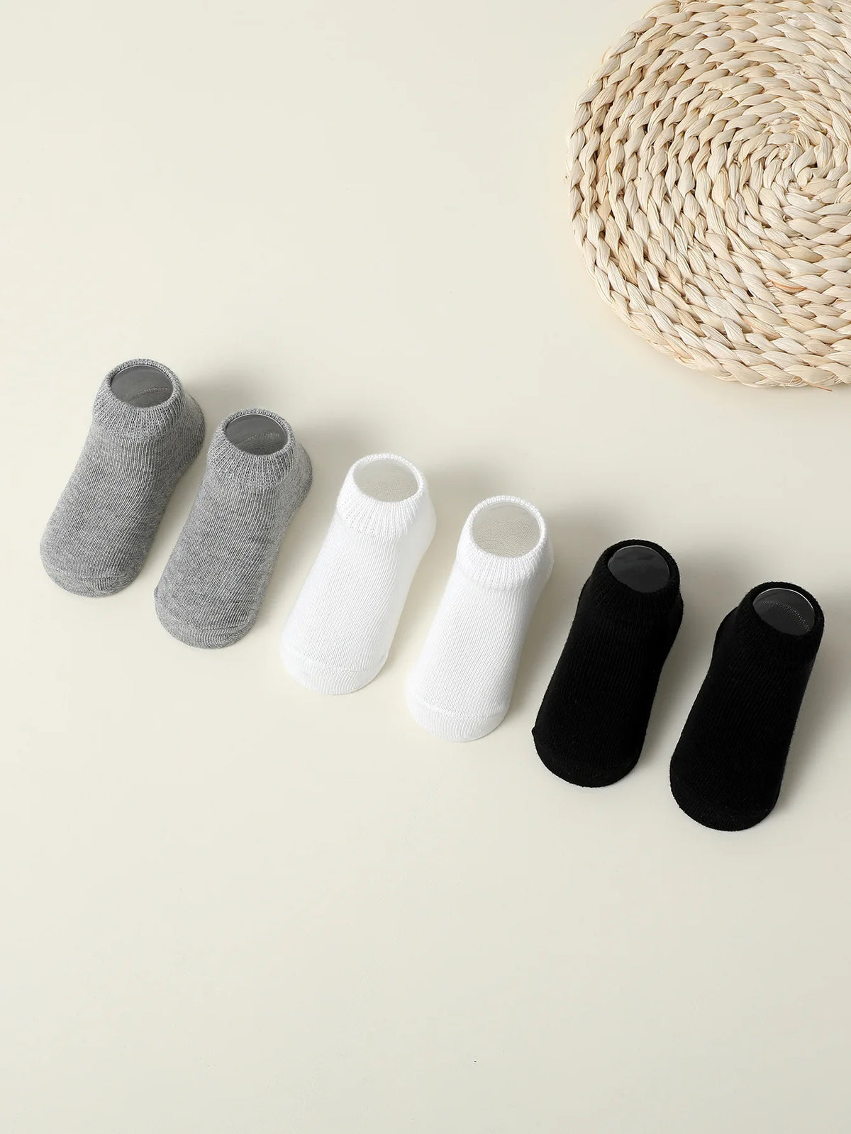 20 Pairs/Lot Baby Short Socks Kids Girls Boys Soft Cotton Basic Sock Solid Children Socken For 0-3Years