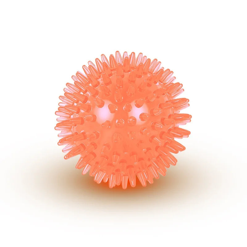 Pet Dog Toys Cat Puppy Sounding Toy Polka Squeaky Tooth Cleaning Ball TPR Training Pet Teeth Chewing Toy Balls Accessories