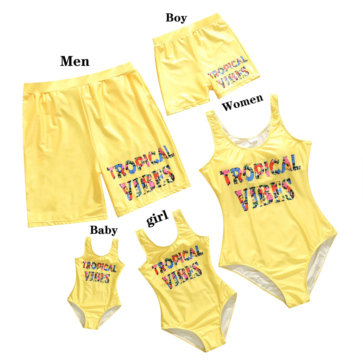 2026 New Family Matching Swimsuits One-Piece Mother Daughter Swimwear Father Son Swim Shorts Beach Mommy and Men Clothes Outfits