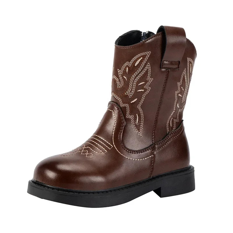 Botas Niña Girls Boots Waterproof Cowboy Boots Childrens New Fashion Short Anti Slippery Boot Thick  Boot Kids Boot Zapatos Niña
