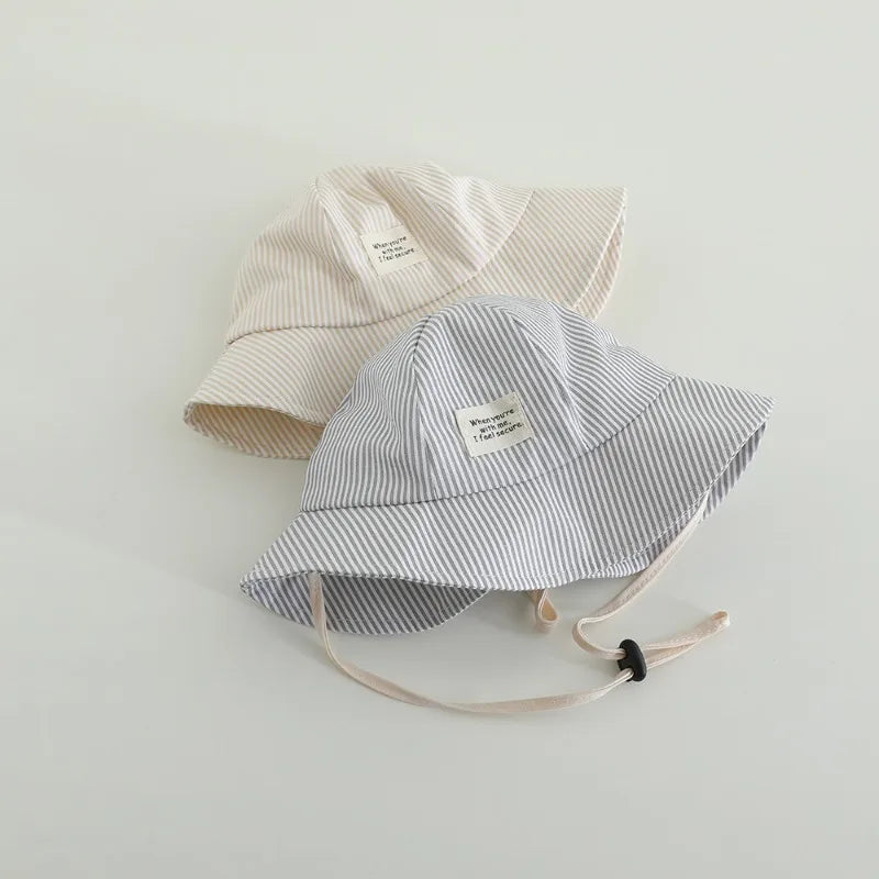 Baby Kids Cute Sun Hat 50cm 1-3Years Fashion Toddler Early Spring Summer Cotton Girls Fisherman's Hat Children Sun Cap Boys Hats