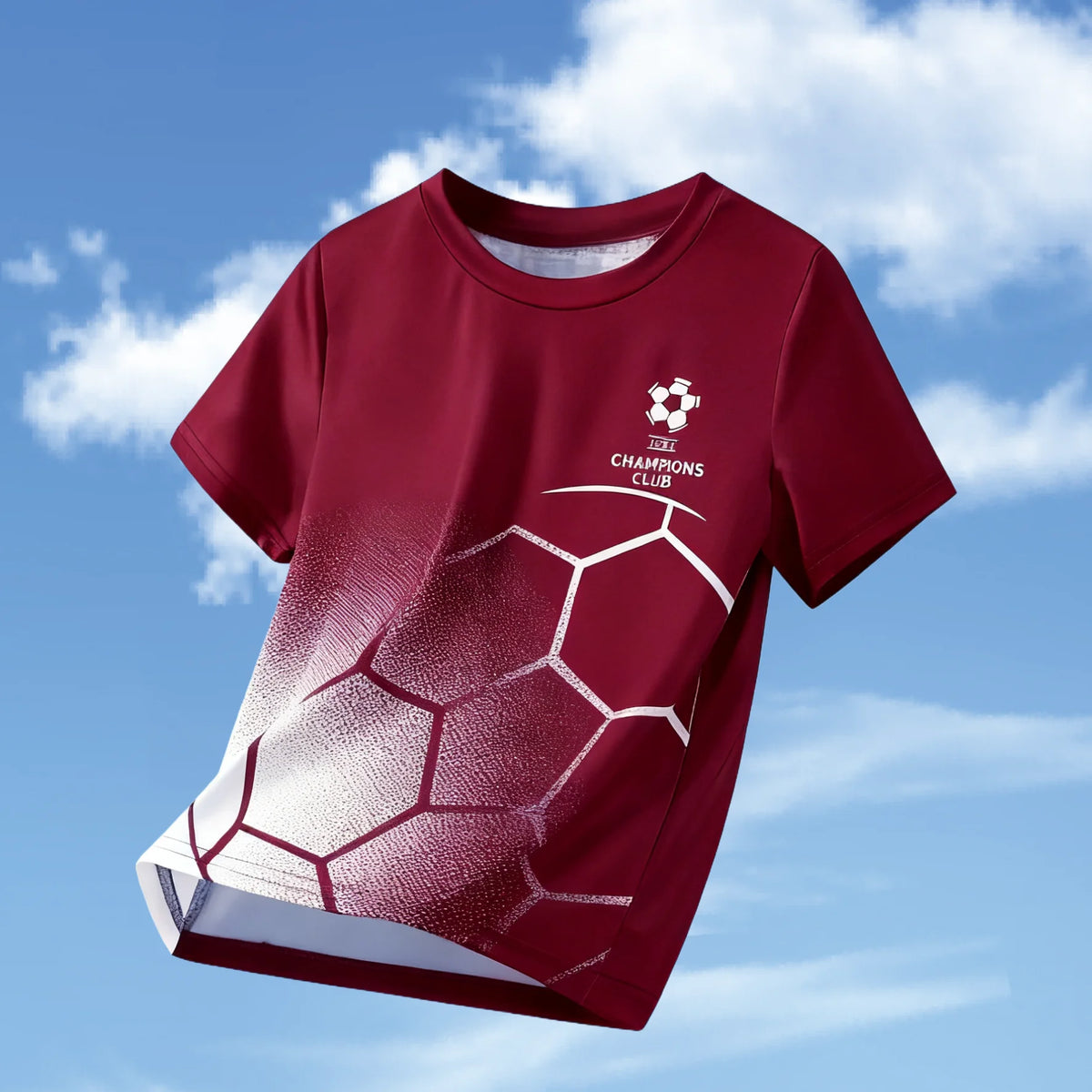 Kids Clothes Football Jersey Short Sleeve T-Shirt Boys Girls Clothes 2-14y Outdoor Quick Drying Soccer Shirt Casual Children Top