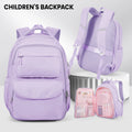 Girls School Bags Kids Backpack with Fridge Door, Elementary School Backpack, Lightweight School Backpack for Girls Ages 8-10