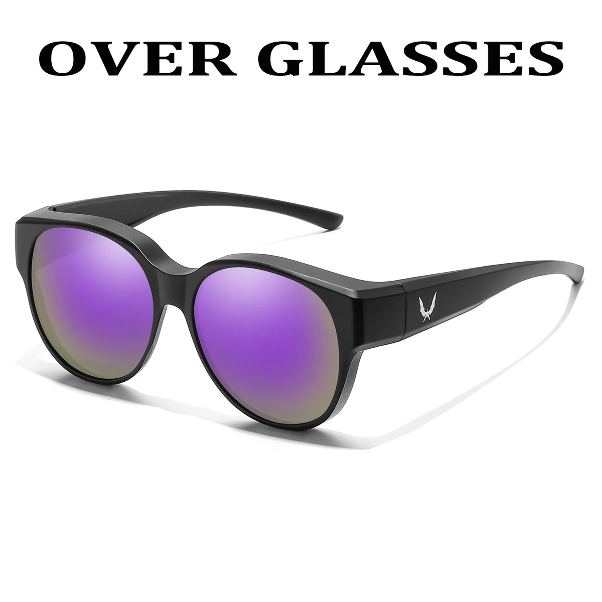 Men and Women's Fashion Round Over Sunglasses Daily Wear Cycling Shopping Fishing Running Glasses Unisex UV400 Eyewear