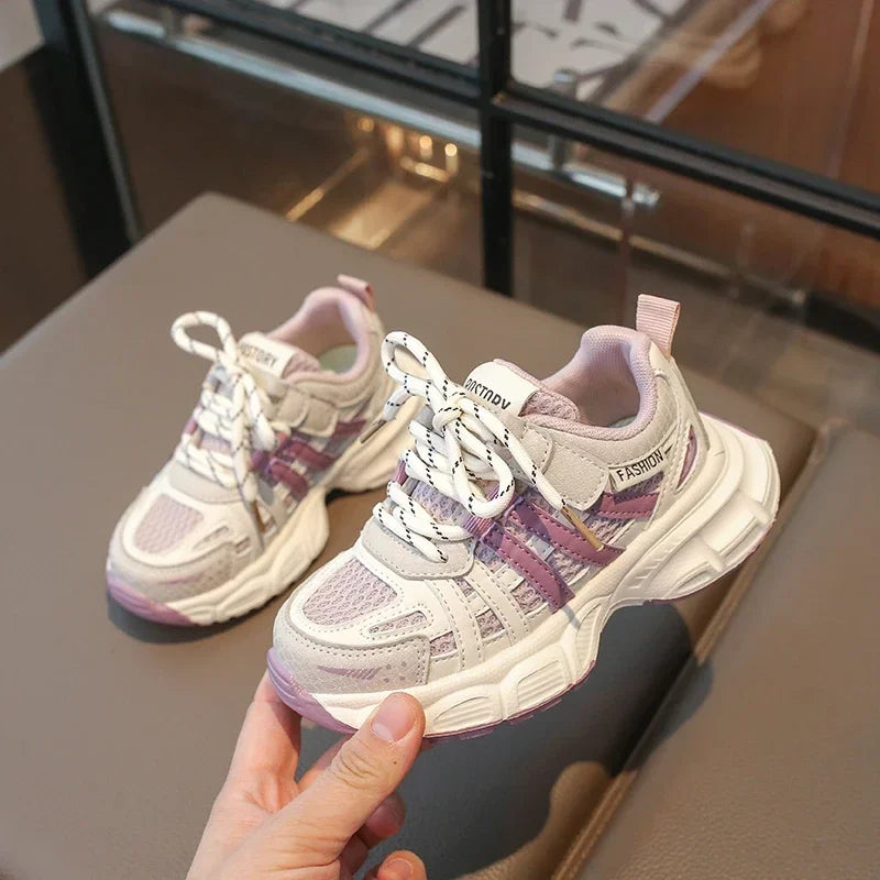 Children's Sneakers Boy 2025 Spring New Platform Running Shoes for Girls Lightweight Versatile Kids Causal School Sports Shoes