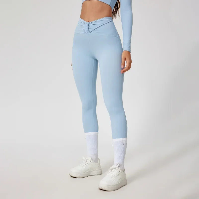 Yoga Leggings Compression Sports Pants Gym Fitness Tights Women's High Waist Hip Push Up Leggings Sportswear Gym Clothing Women