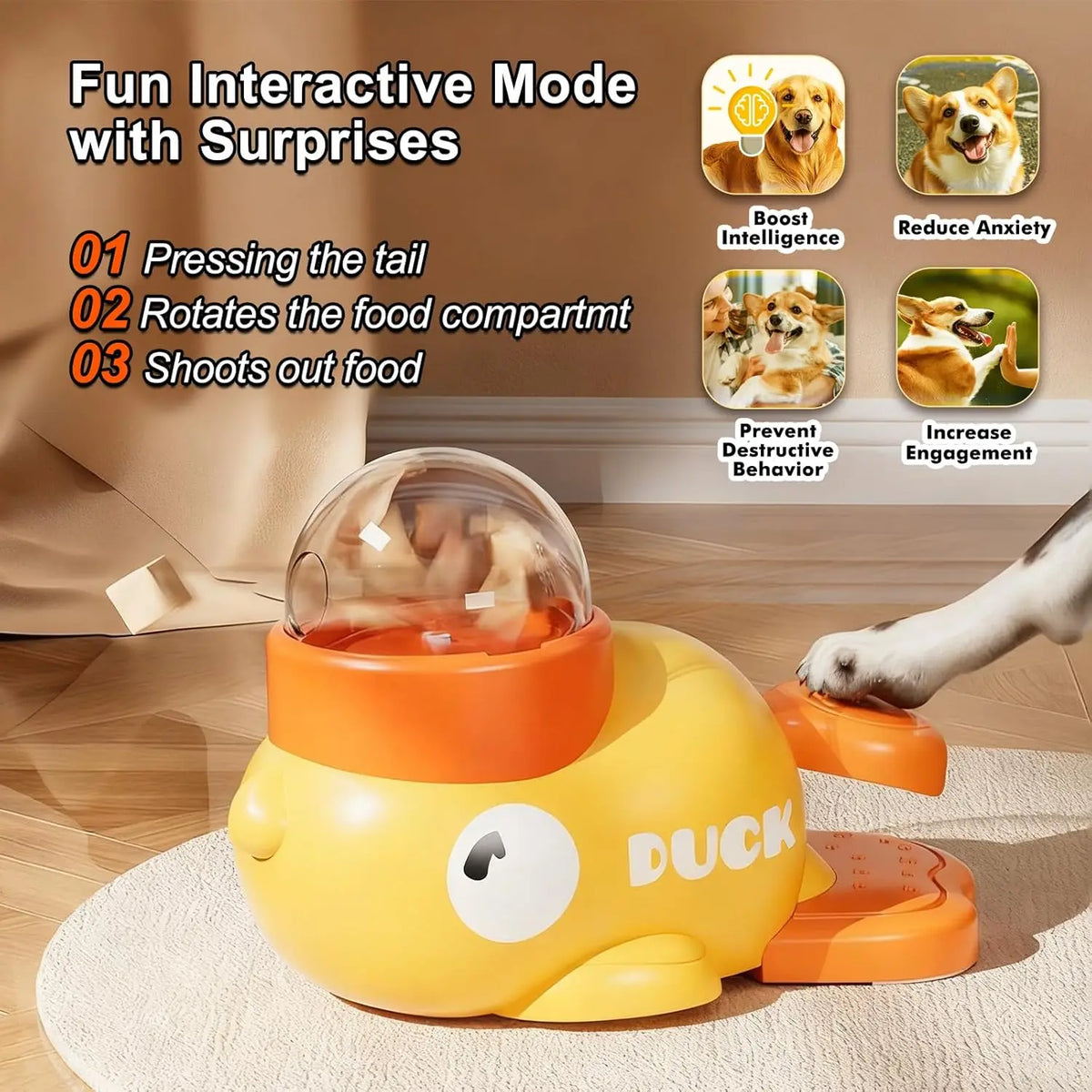 Interactive Pet Toys, Slow Feeders, Cat Snack Dispensers, Various Toys Suitable for Small and Medium-Sized Dogs and Cats