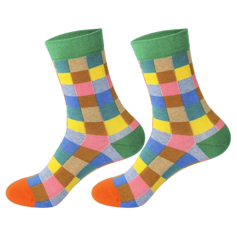 Funny Socks for Men Women Fun Cozy Crazy Novelty Fashion Breathable Oil Painting Trendy Casual Cotton Outdoor Skateboarding SocK
