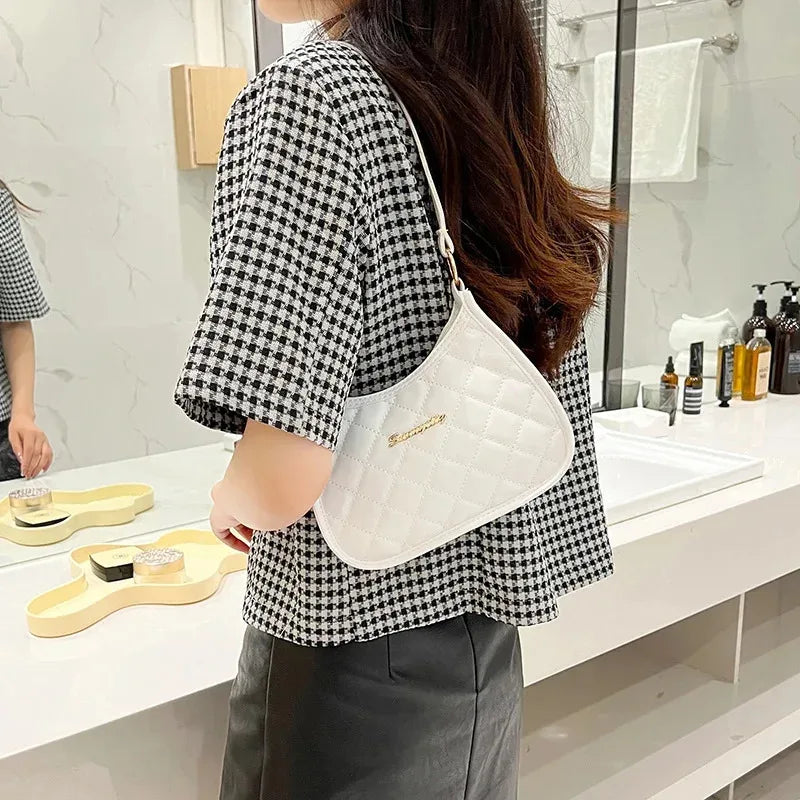 Ladies' retro shoulder bag, armpit bag, crossbody bag with fashionable design