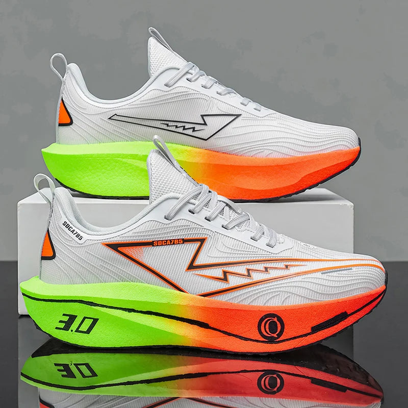 Women's Casual Sports Shoes, Lightweight and Comfortable, Outdoor Running Shoes, Stylish Lace-Up Low-Top Design, Wear-Resistant Soles, Suitable for Training, Hiking, and Fitness Activities, Suitable for All Seasons