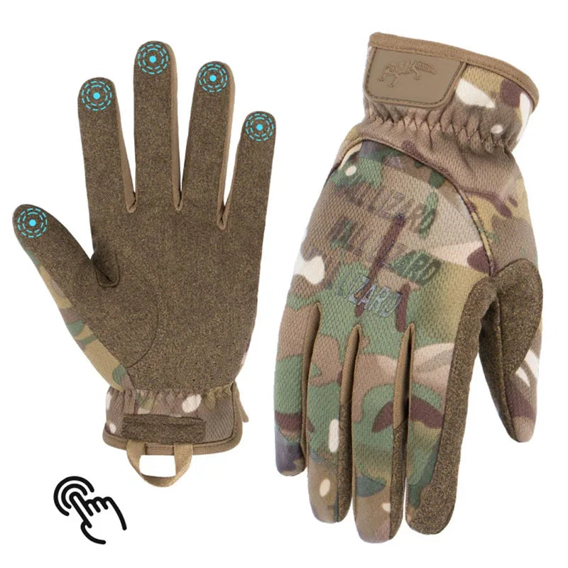 Men Tactical Gloves Mechanic Working Gloves Touch Screen Cycling Sports Outdoor Motorcycle Riding Multipurpose Use Gloves