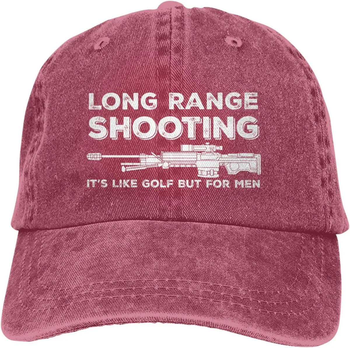 Funny Hat Long Ranges Shooting It's Like Golf But for Men Hat Men Dad Hats Cool Caps