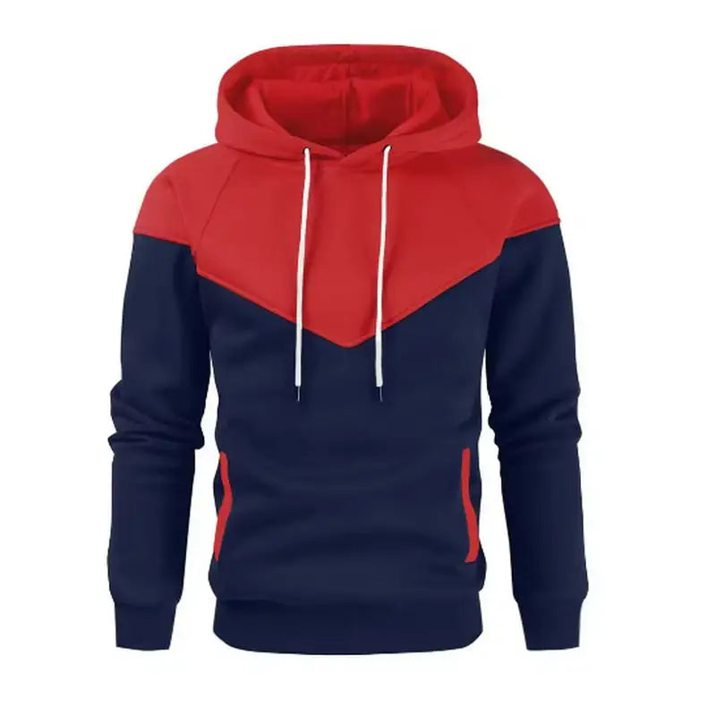 Solid color men's hoodie grab fleece warm men's sweatshirt Fashion street casual men loose breathable jumper brand hoodie